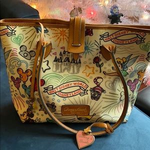 Dooney & Bourke cream colored Disney bag